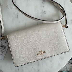 Coach White Crossbody Bag